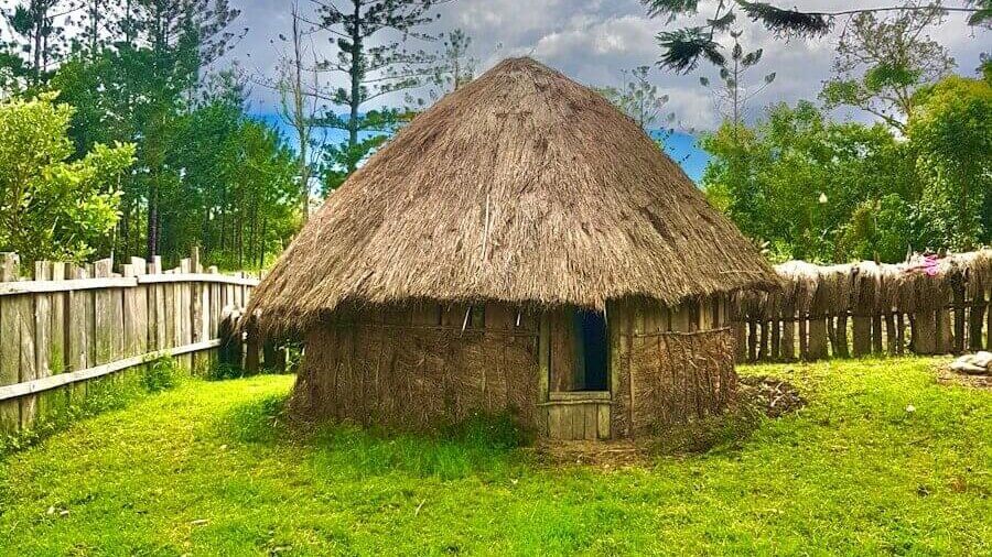 brown wooden house on green grass field