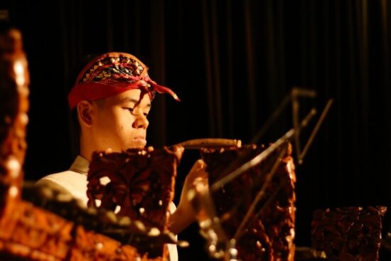 a person playing a musical instrument