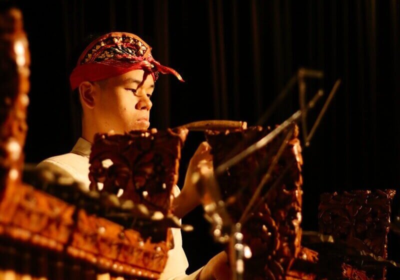 a person playing a musical instrument